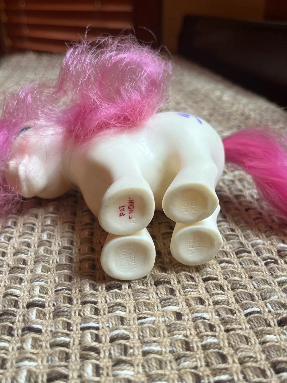 Vintage My Little Pony So Soft Best Wishes Glory Birthflower Sunlight Rainbow